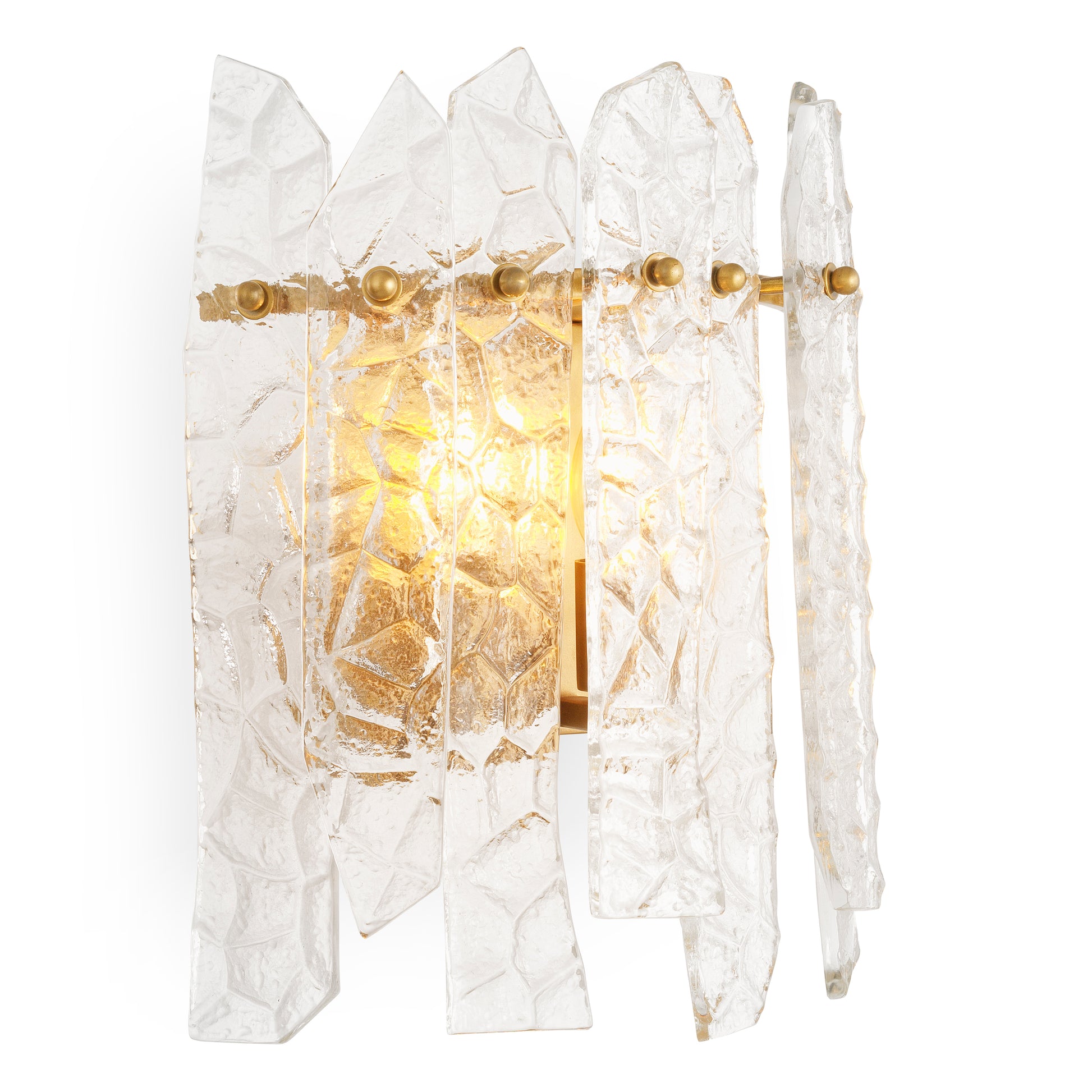 Faceted Glass Wall Lamp Prati | Eichholtz Miami
