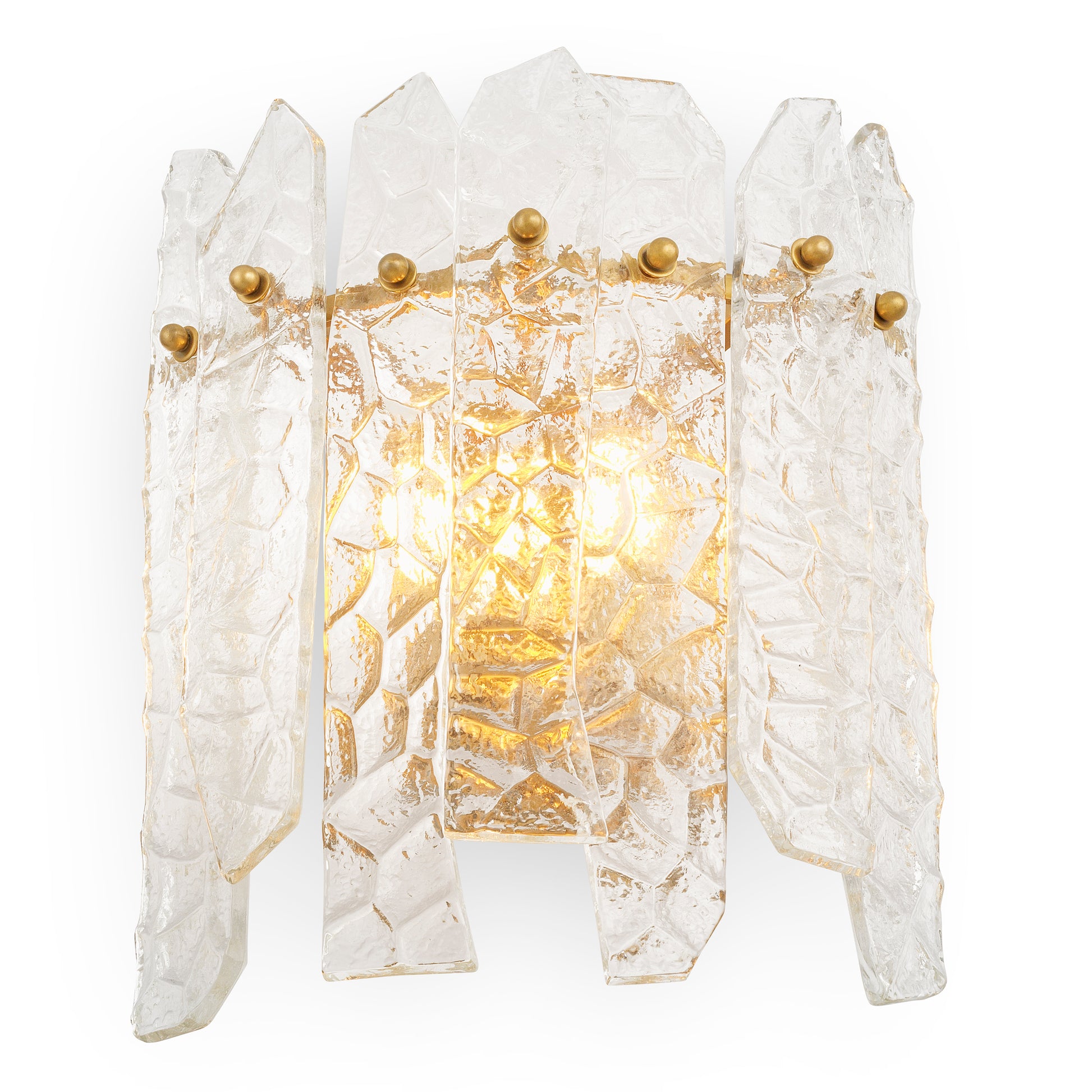 Faceted Glass Wall Lamp Prati | Eichholtz Miami