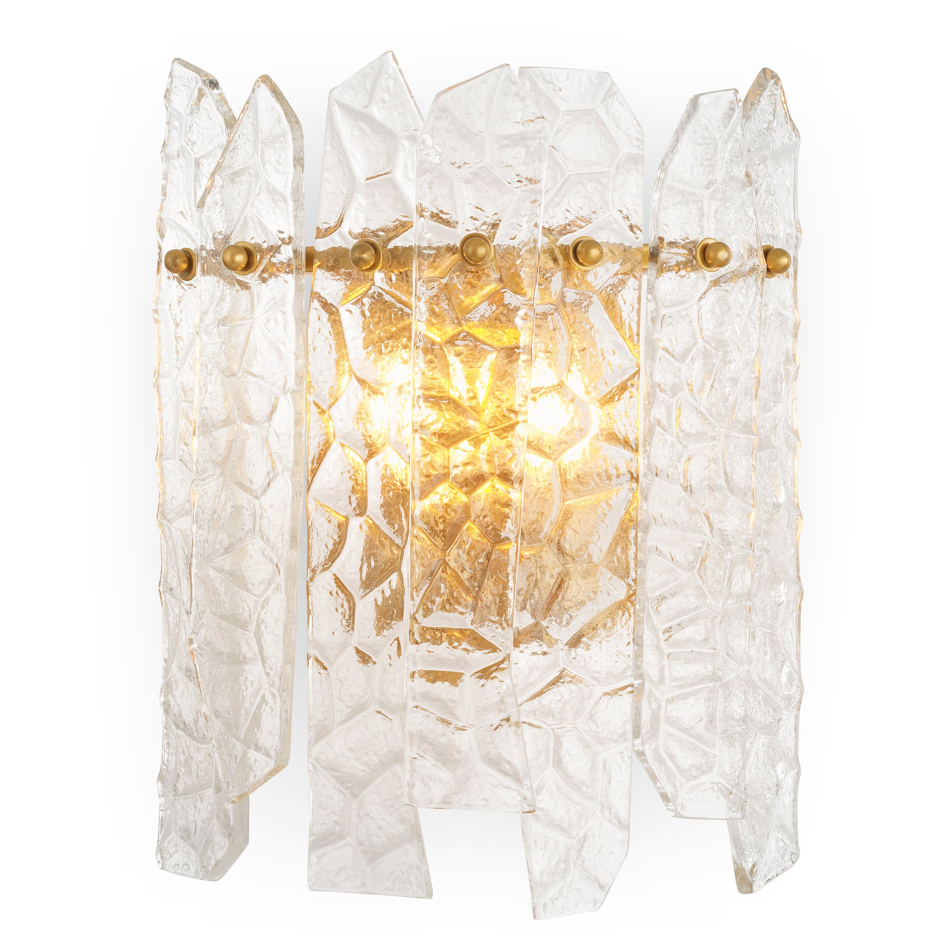 Faceted Glass Wall Lamp Prati | Eichholtz Miami