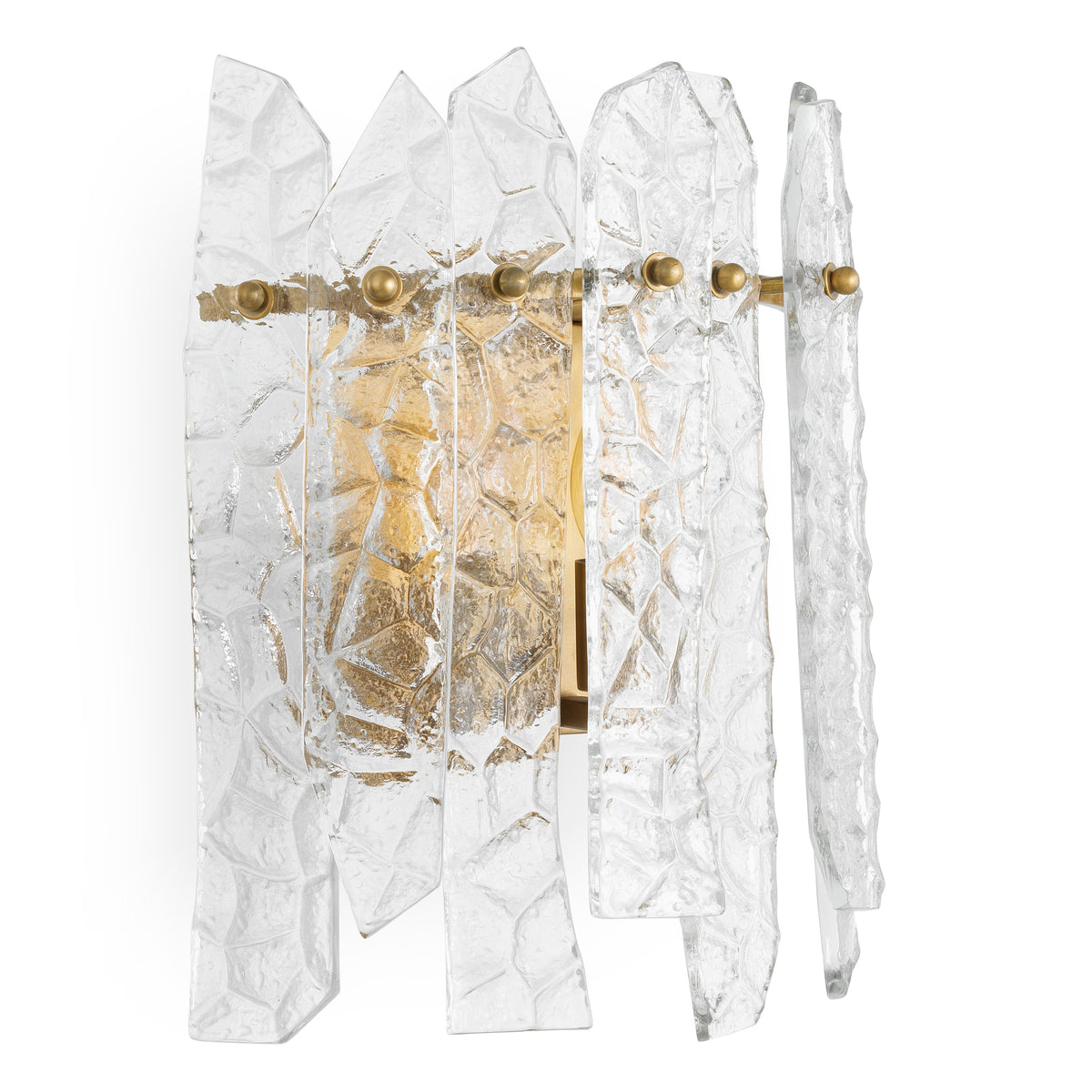 Faceted Glass Wall Lamp Prati | Eichholtz Miami