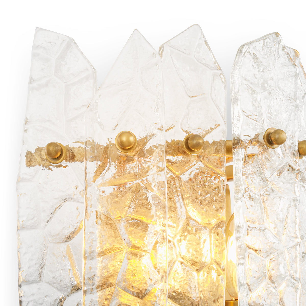 Faceted Glass Wall Lamp Prati | Eichholtz Miami