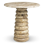 Round Marble Side Table Lerici | Eichholtz Miami