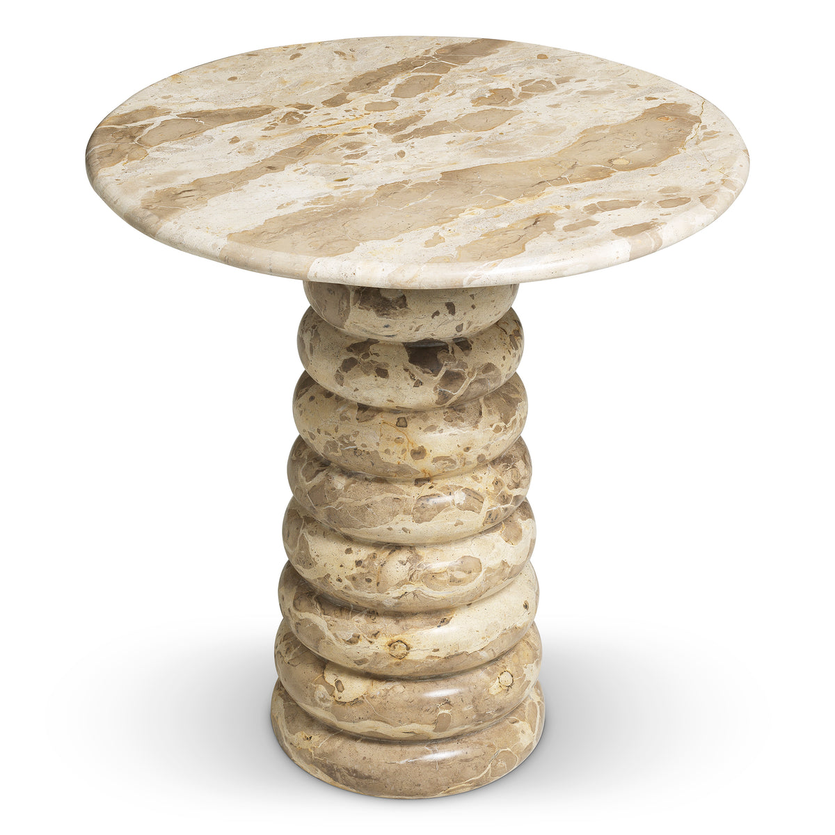 Round Marble Side Table Lerici | Eichholtz Miami