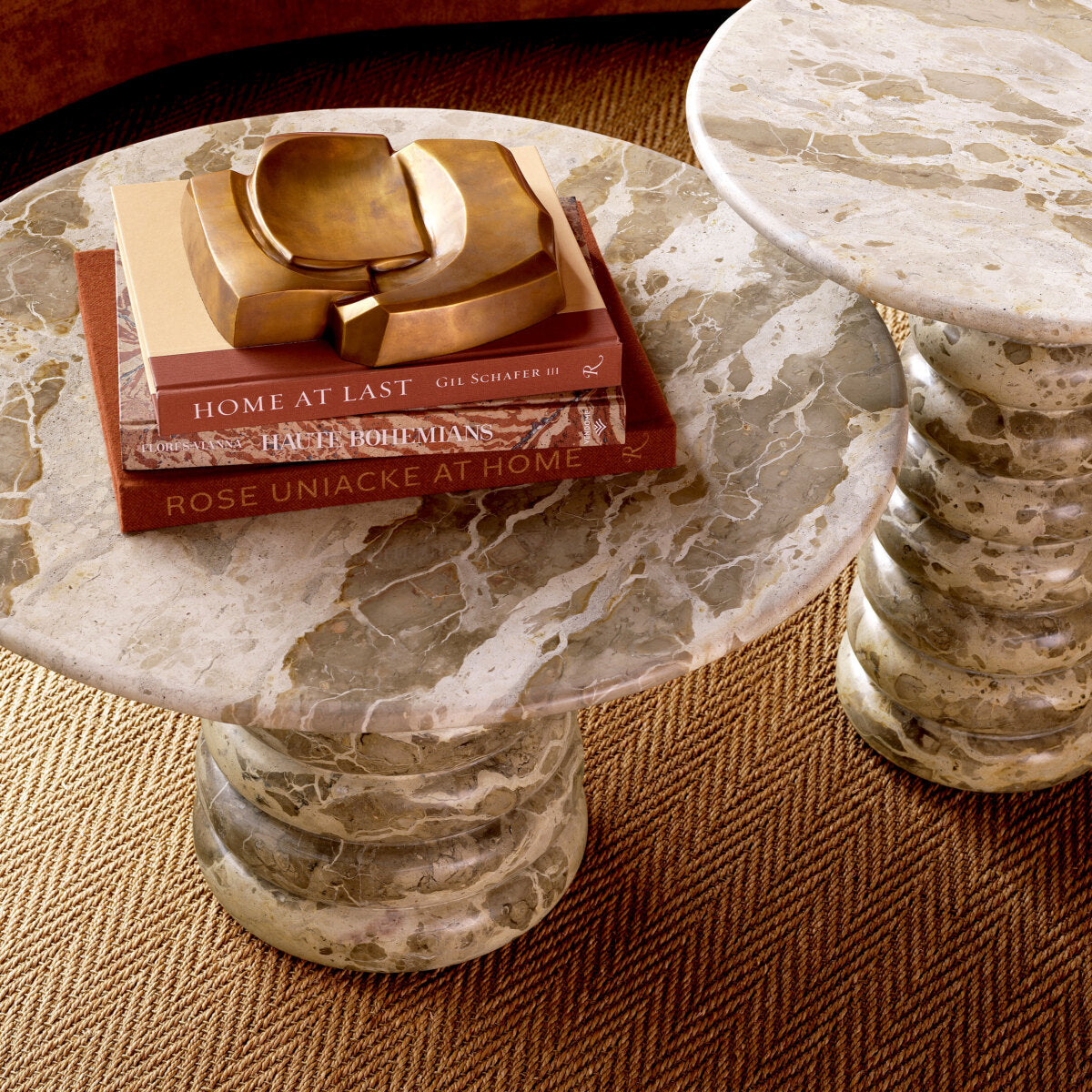 Round Marble Side Table Lerici | Eichholtz Miami