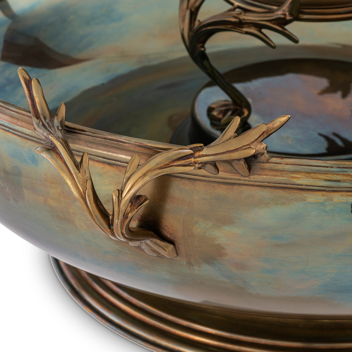 Vintage Brass Sculptural Wine Cooler XXL Prestige | Eichholtz Miami