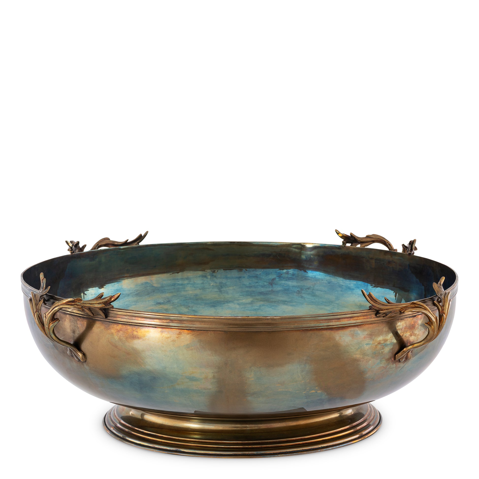 Vintage Brass Sculptural Wine Cooler XXL Prestige | Eichholtz Miami