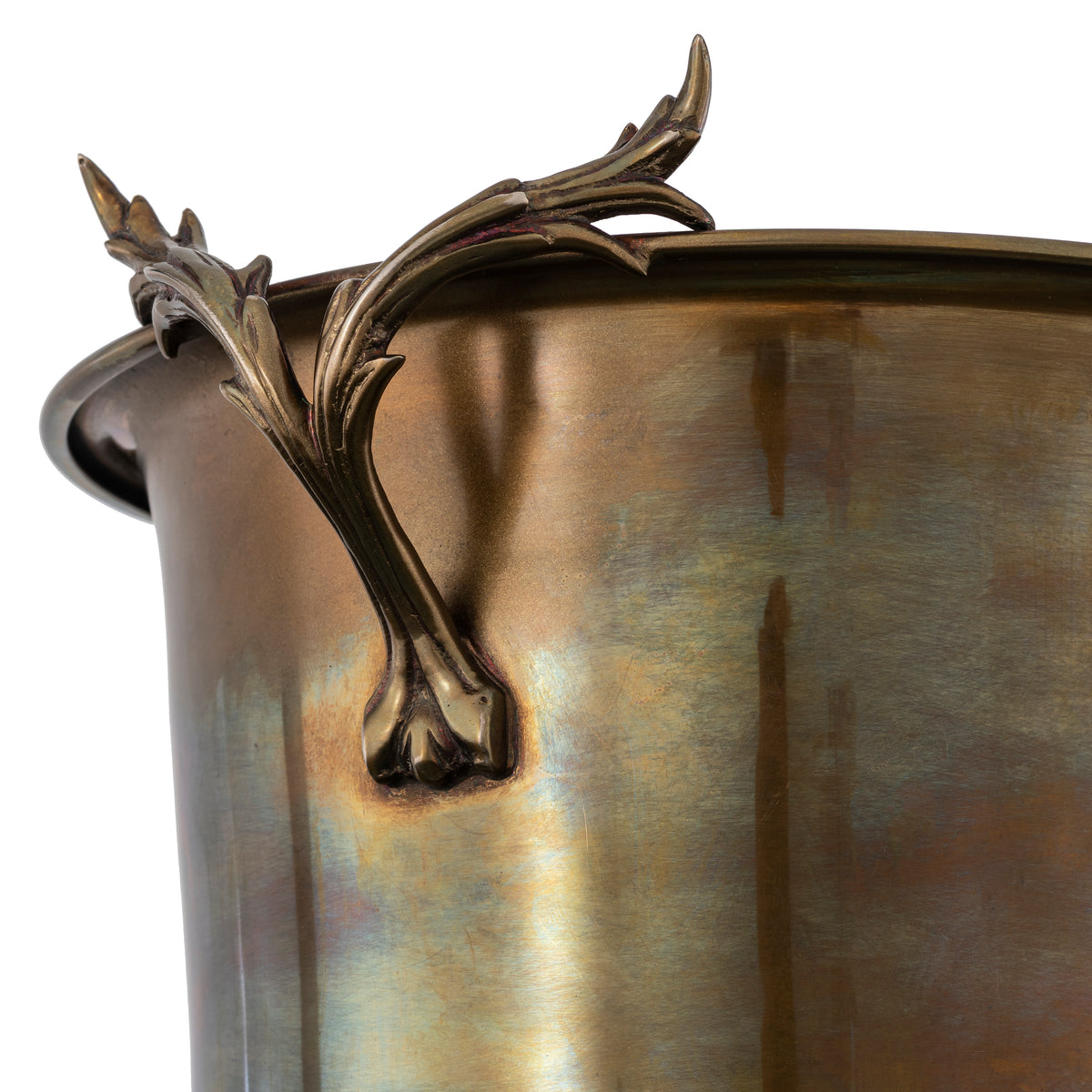 Vintage Brass Sculptural Wine Cooler XXL Prestige | Eichholtz Miami