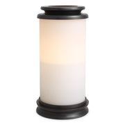 Cylindrical White Glass Hurricane L Carrington | Eichholtz Miami