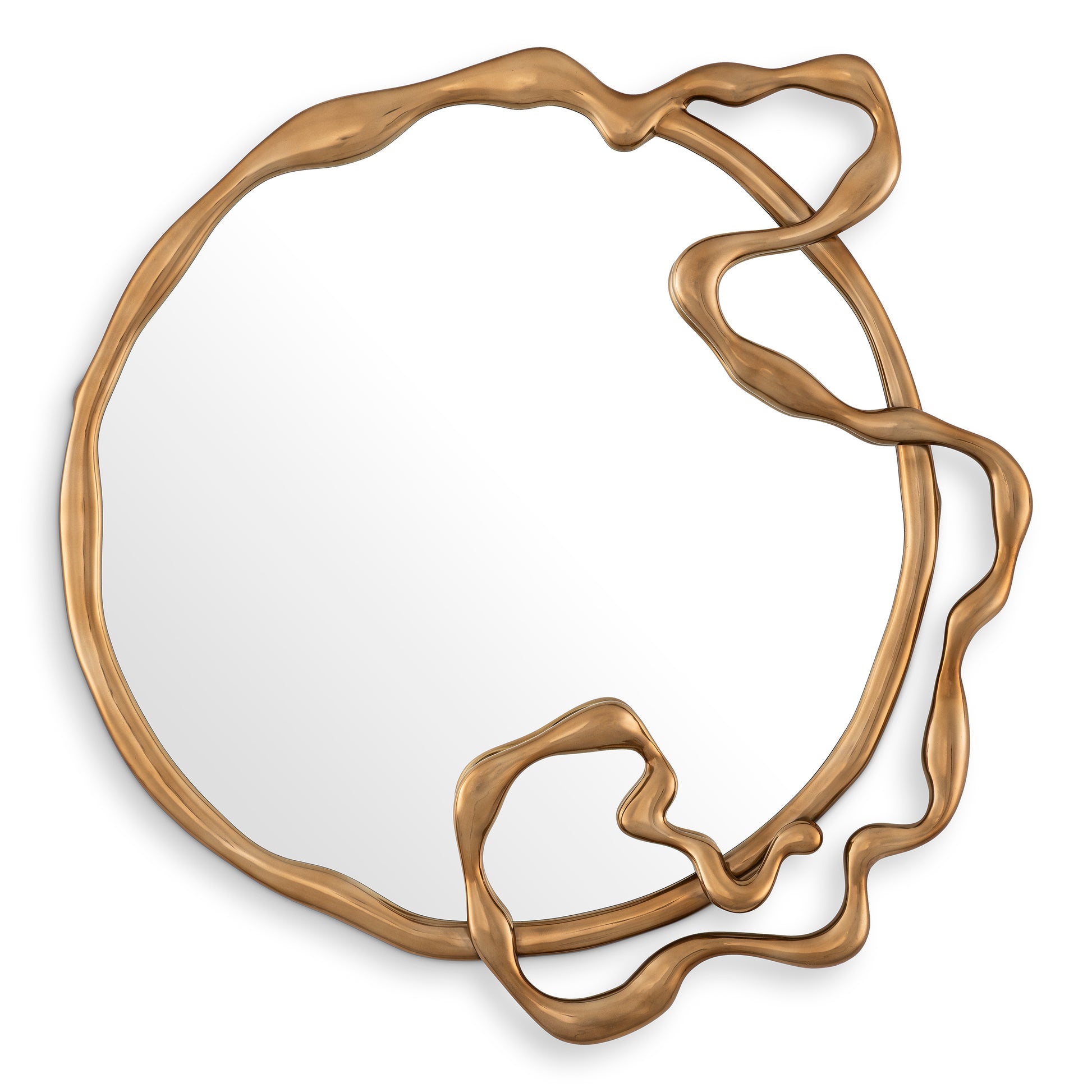 Twisted Gold Mirror Jennings | Eichholtz Miami