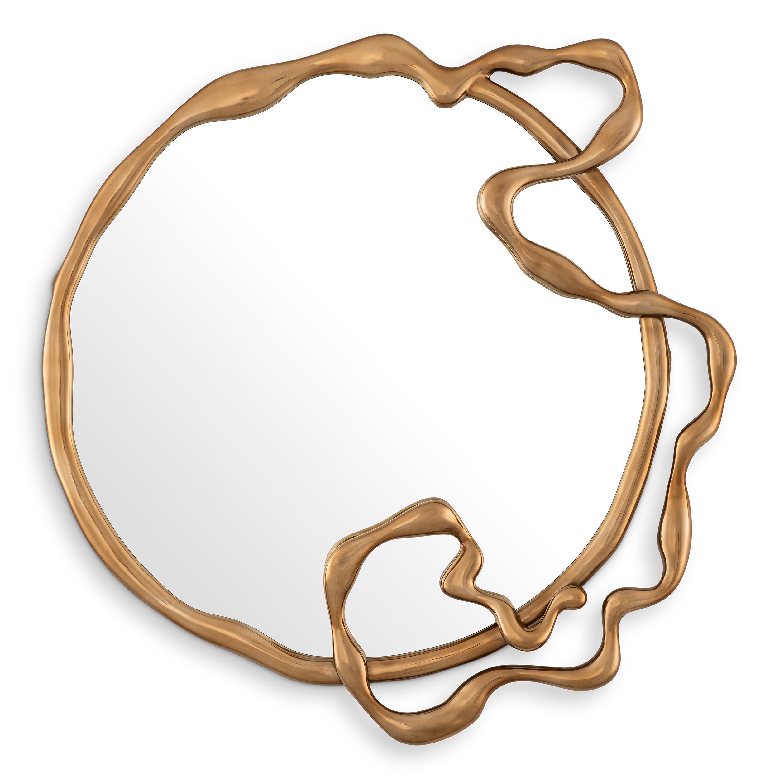 Twisted Gold Mirror Jennings | Eichholtz Miami