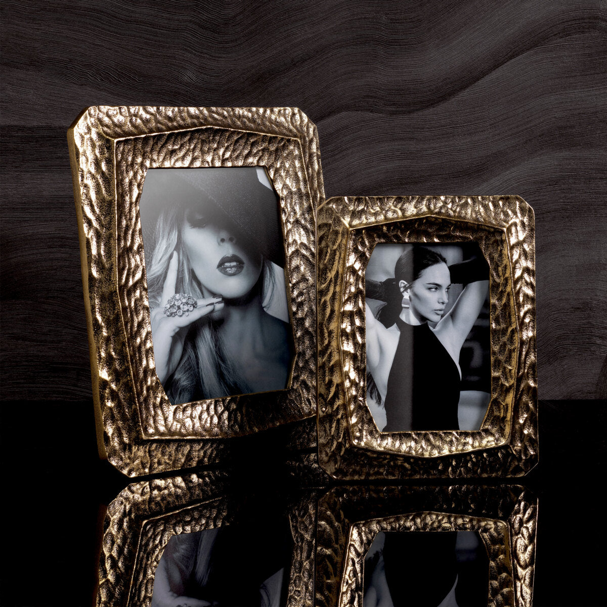 Vintage Brass Picture Frames (2) Thatcher | Eichholtz Miami