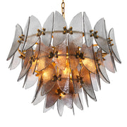 Tiered Smoke Glass Chandelier Brooks | Eichholtz Miami