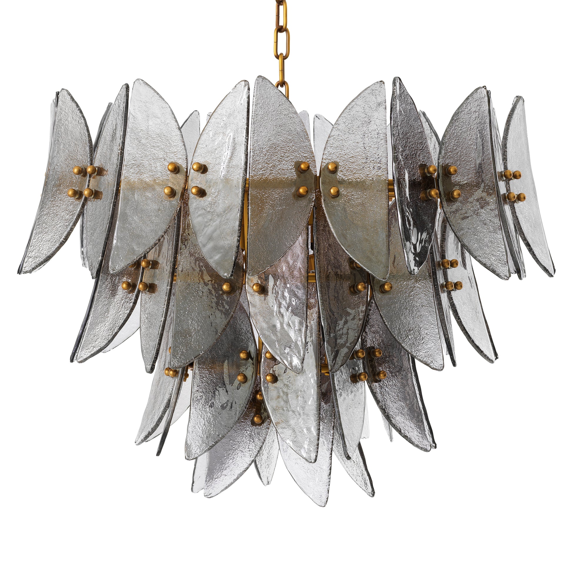 Tiered Smoke Glass Chandelier Brooks | Eichholtz Miami