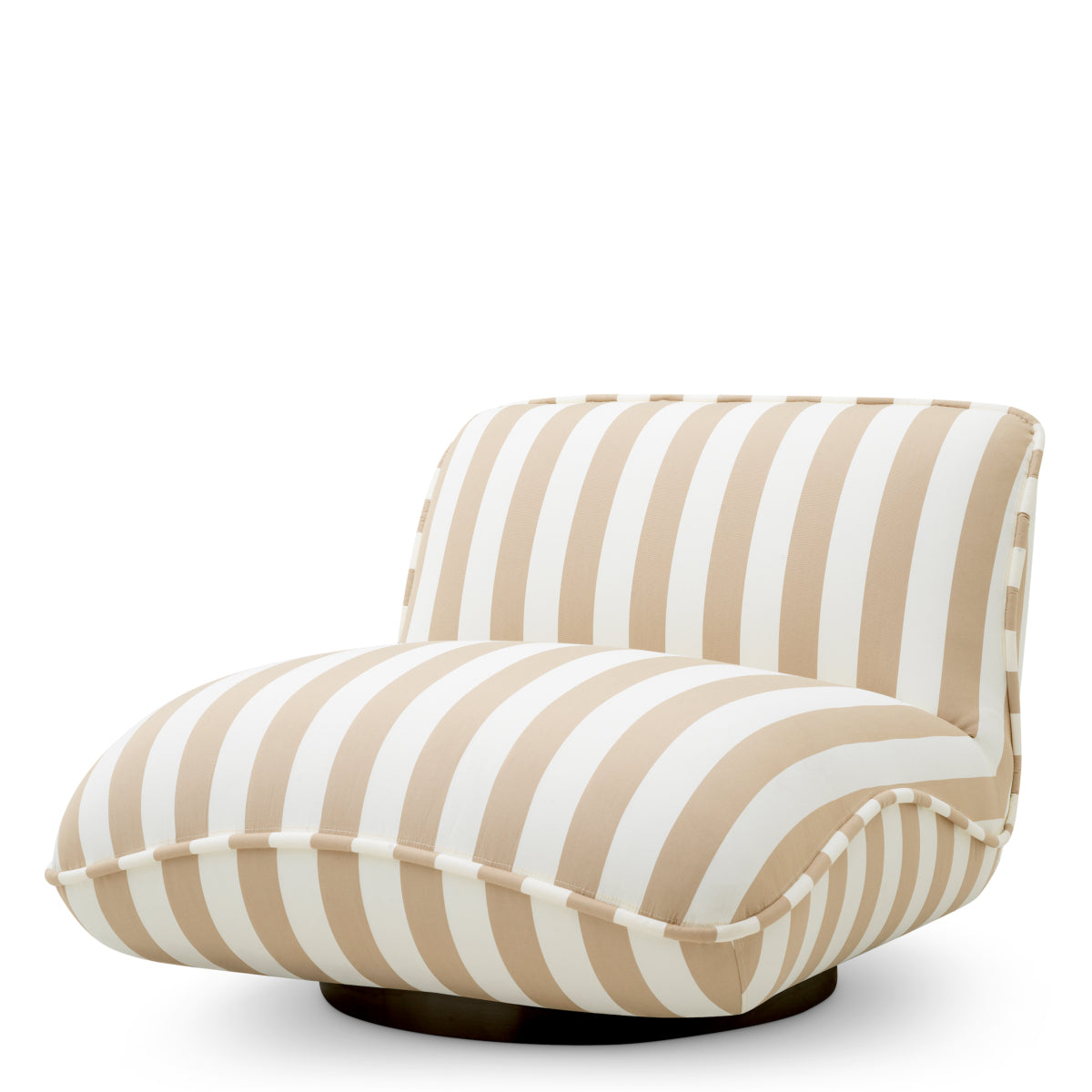 Beige Stripe Outdoor Chair Relax | Eichholtz Miami