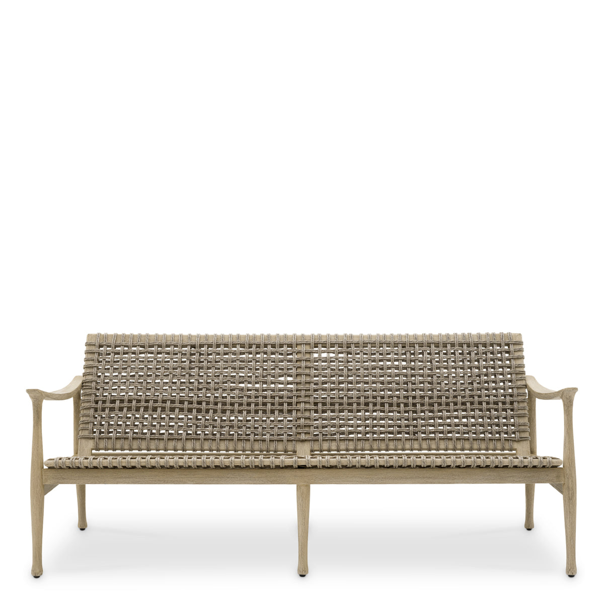 Aged Teak Outdoor Sofa Manzo | Eichholtz Miami