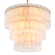 Tiered Glass Tubes Chandelier Denton | Eichholtz Miami