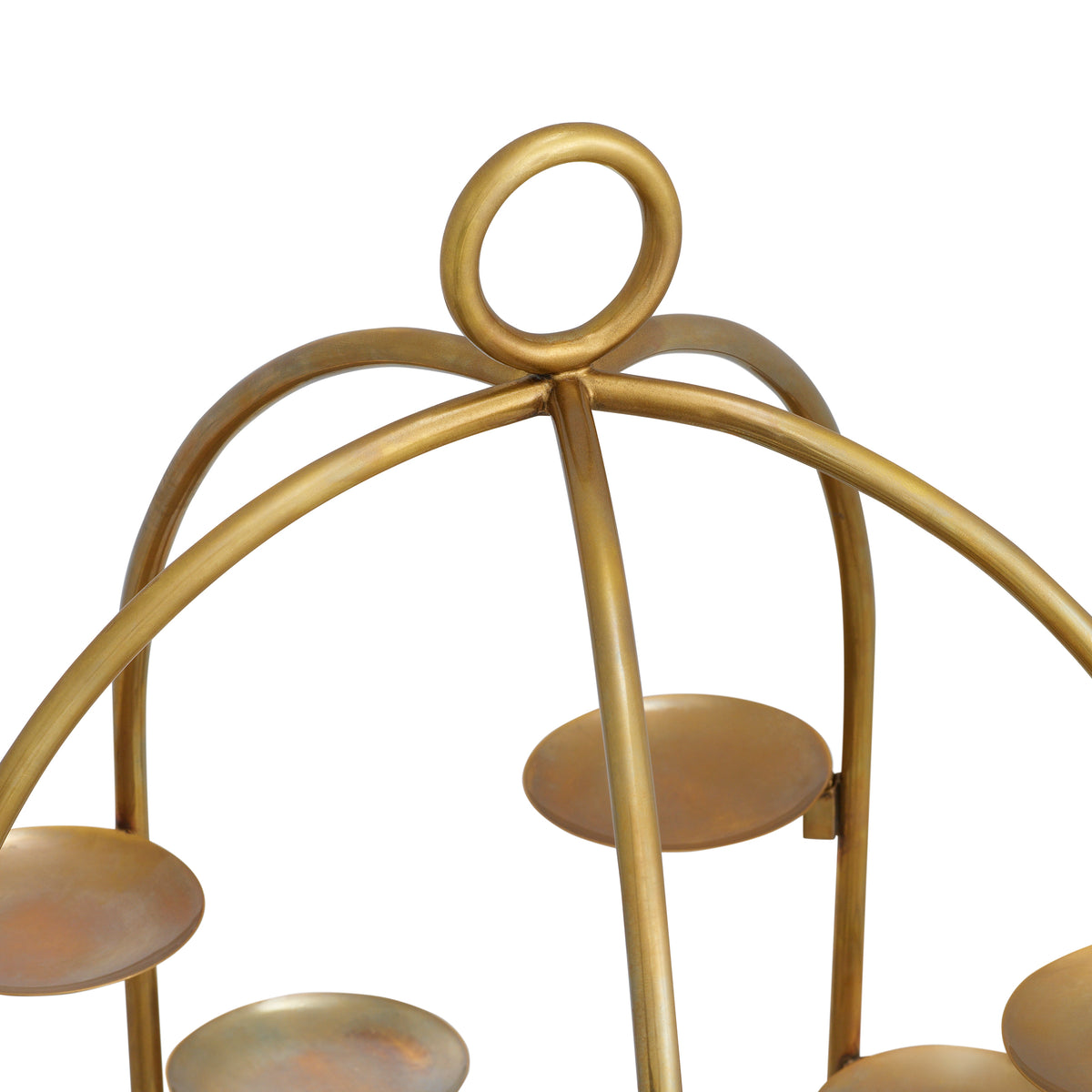 Birdcage-Inspired Brass Cake Stand Alturo | Eichholtz Miami