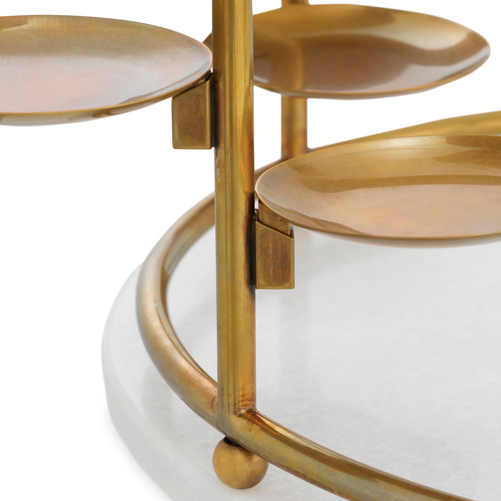 Birdcage-Inspired Brass Cake Stand Alturo | Eichholtz Miami