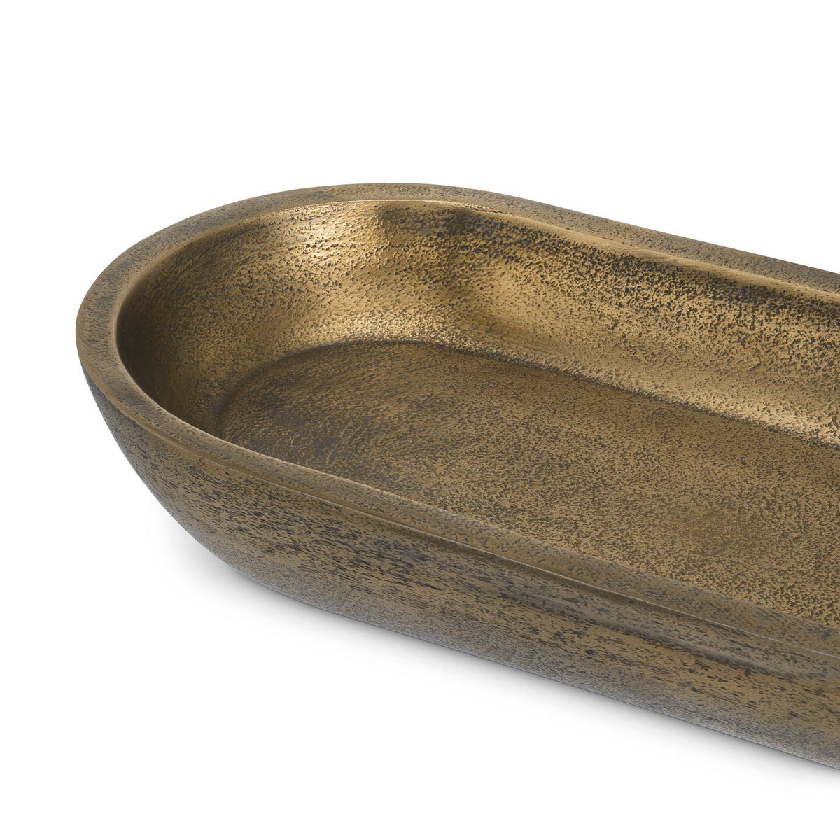 Oval Aluminum Bowl Hulton | Eichholtz Miami