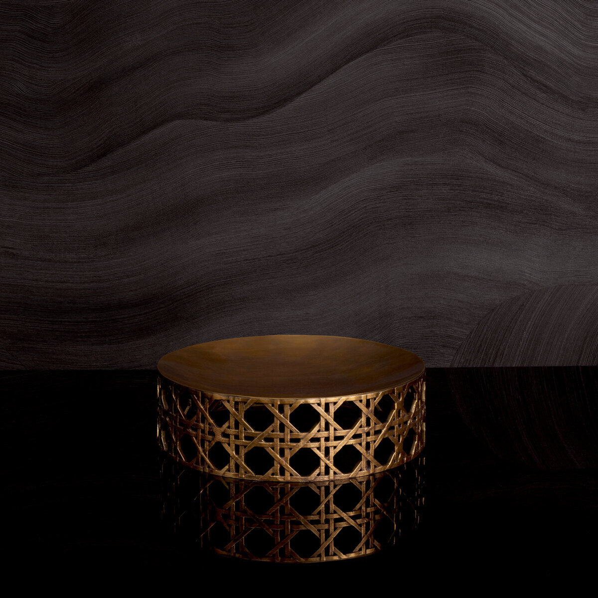 Webbed Vintage Brass Bowl Dameron | Eichholtz Miami