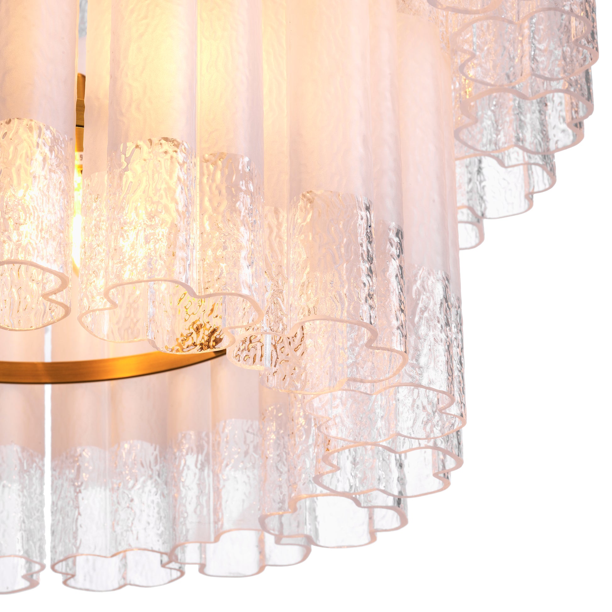 Tiered Glass Tubes Chandelier Denton | Eichholtz Miami