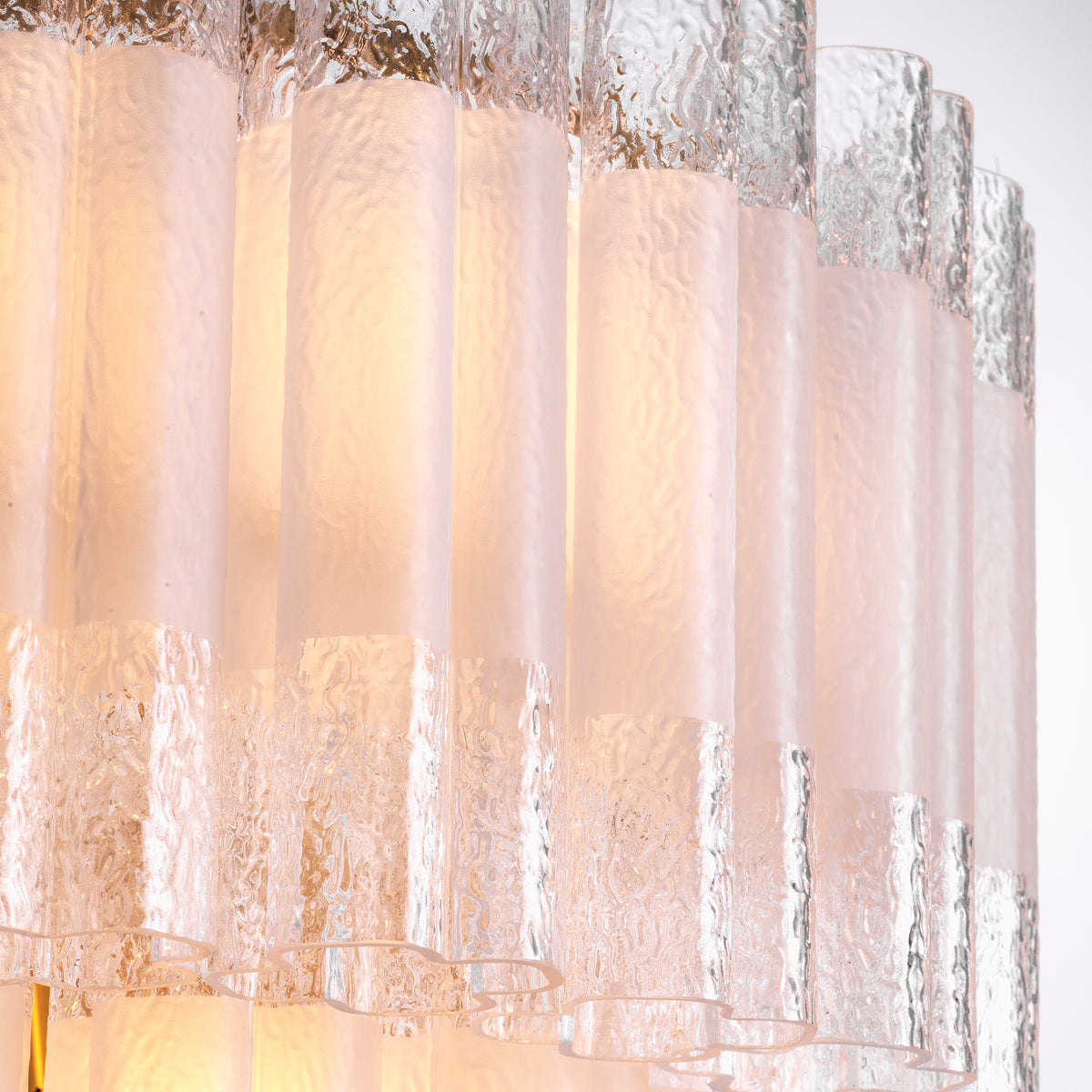Tiered Glass Tubes Chandelier Denton | Eichholtz Miami