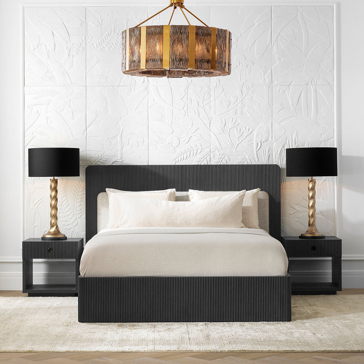 Gray Bed Frame Dimitrios | Eichholtz Miami