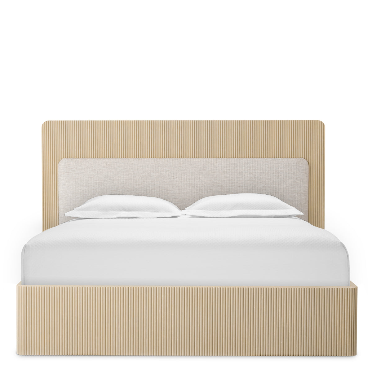 Washed Oak Bed Frame Dimitrios | Eichholtz Miami