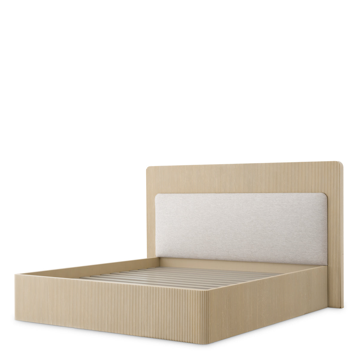 Washed Oak Bed Frame Dimitrios | Eichholtz Miami