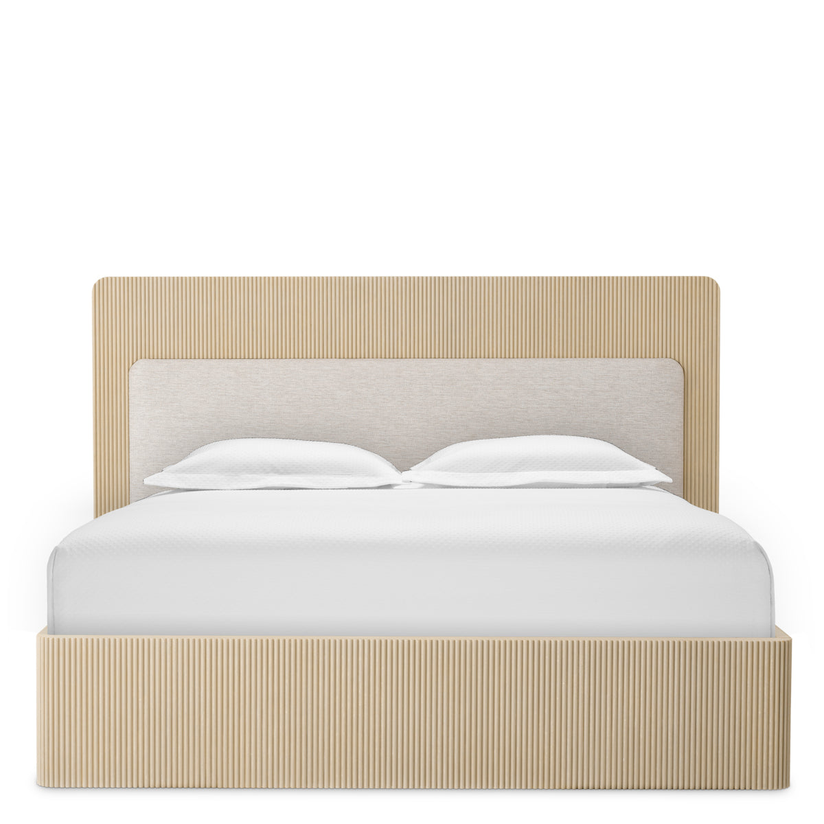 Washed Oak Bed Frame Dimitrios | Eichholtz Miami