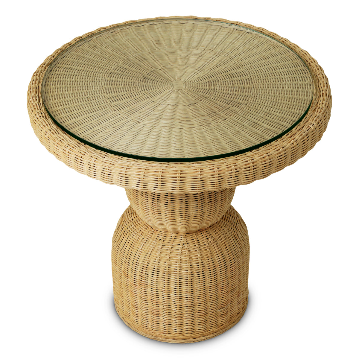 Natural Rattan Dining Table Tiago | Eichholtz Miami