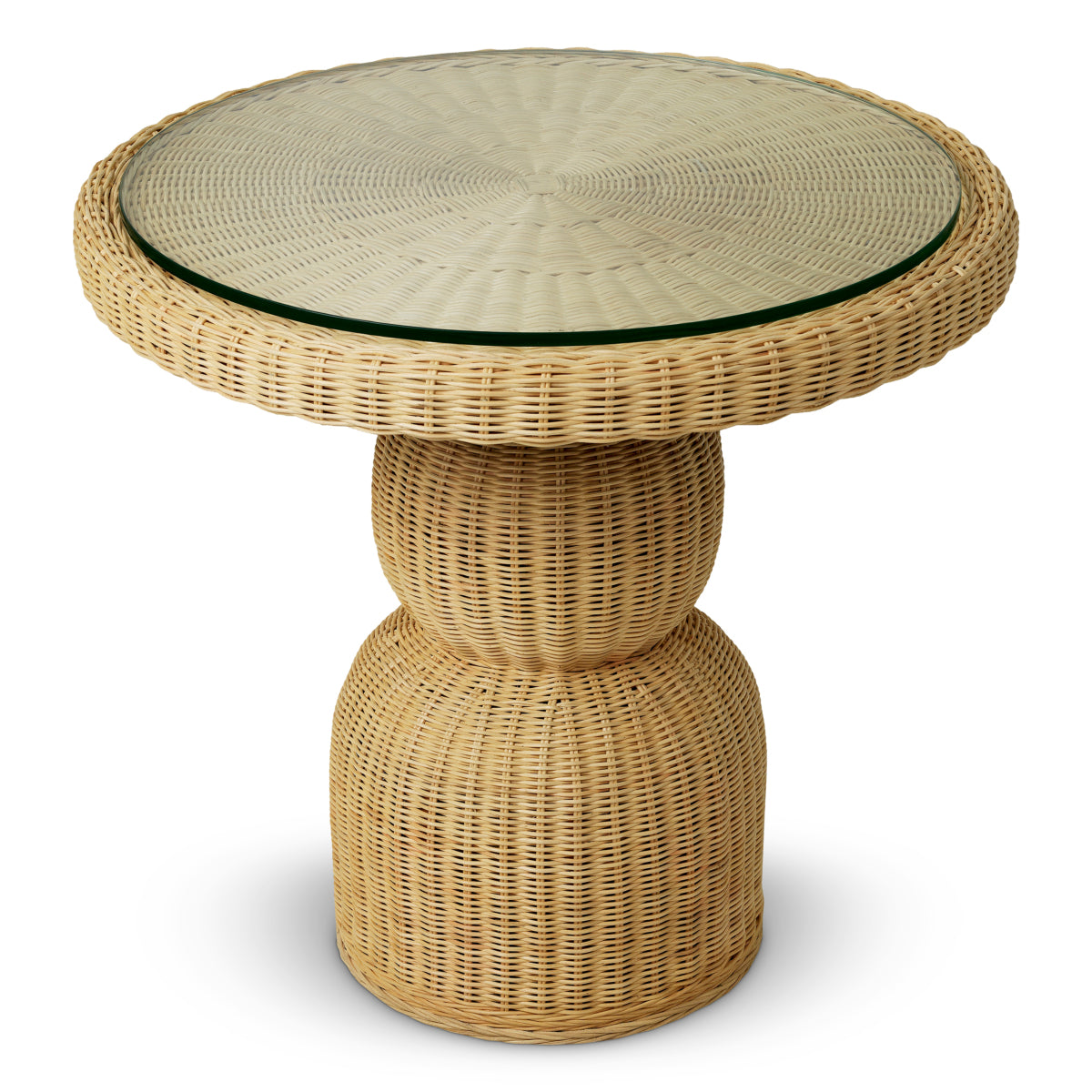 Natural Rattan Dining Table Tiago | Eichholtz Miami