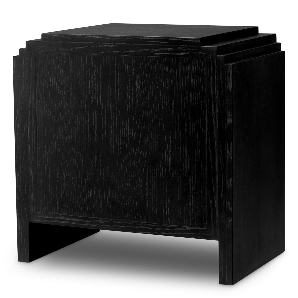 Oak Wooden Nightstand ArtDeco | Eichholtz Miami