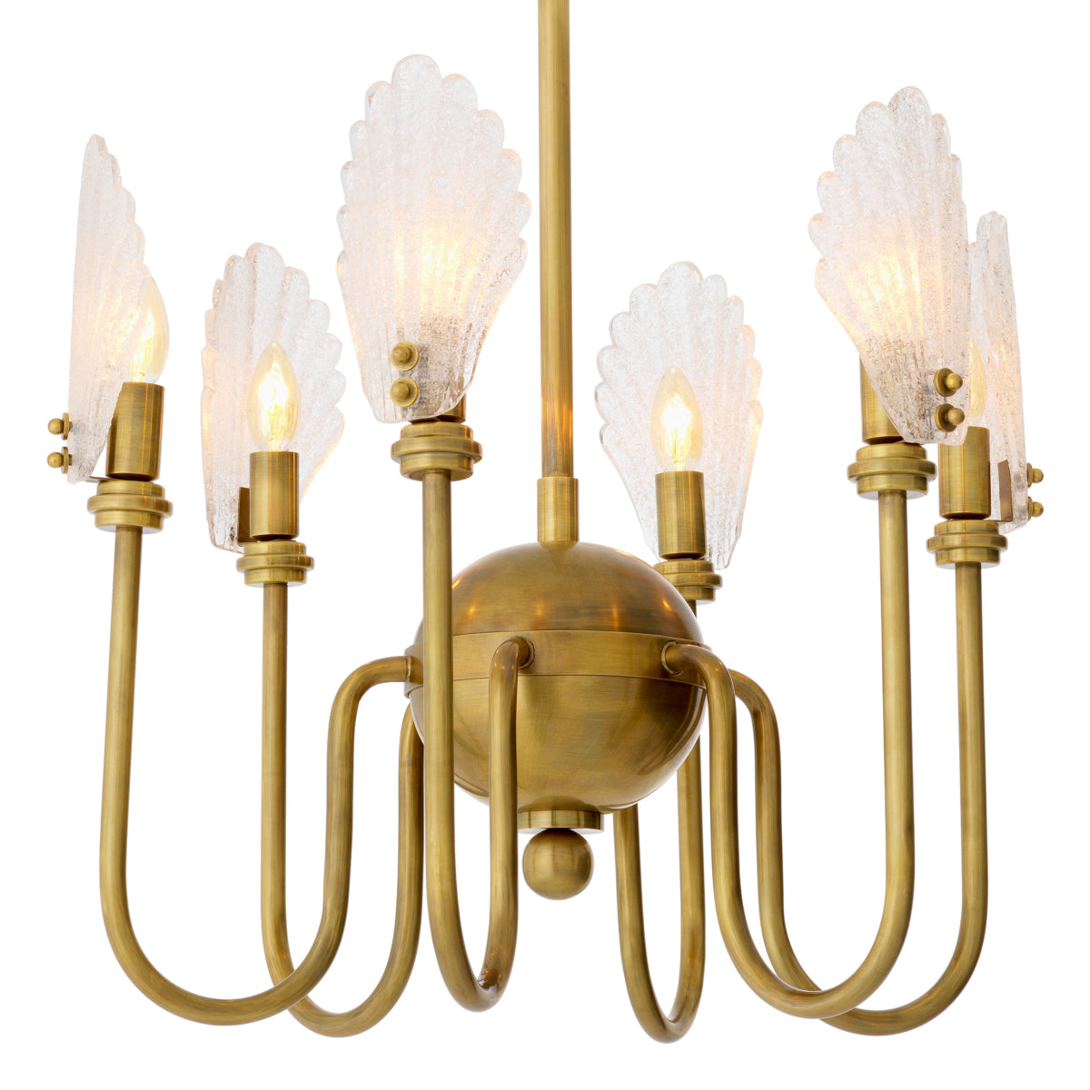Gold Modern Chandelier Isabelle | Eichholtz Miami