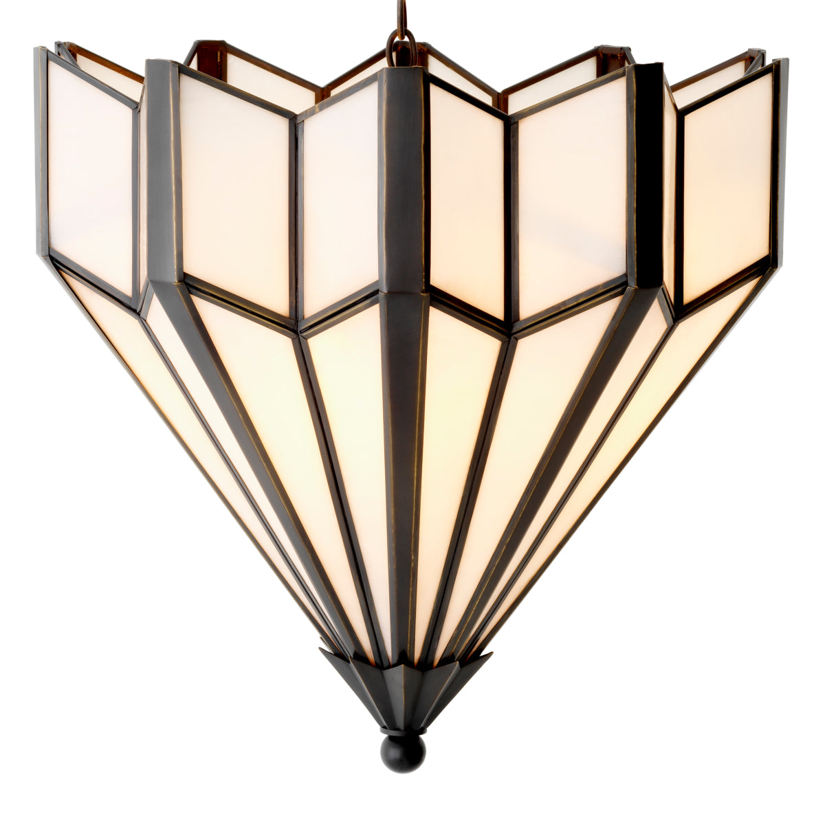 Bronze Geometric Chandelier Victory | Eichholtz Miami
