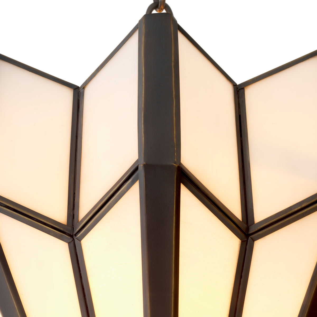 Bronze Geometric Chandelier Victory | Eichholtz Miami