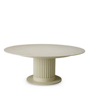 Round Ceramic Outdoor Coffee Table Volterra | Eichholtz Miami