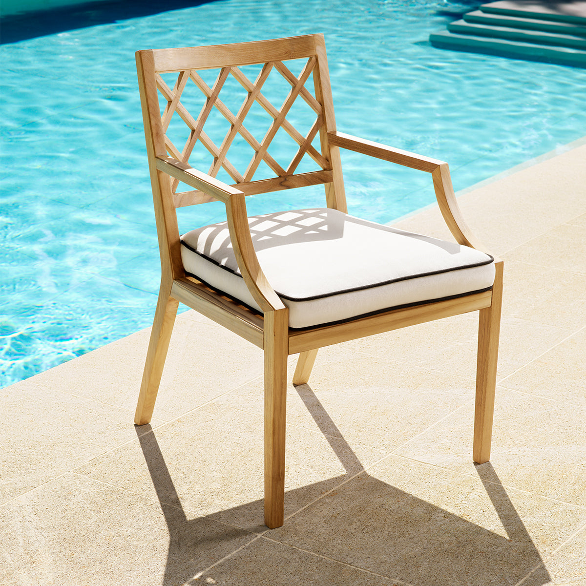 Teak Outdoor Dining Chair Paladium | Eichholtz Miami