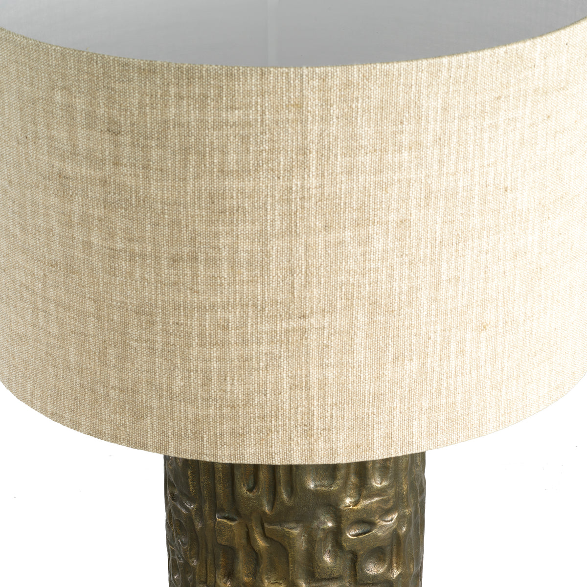 Textured Vintage Brass Table Lamp Sedona | Eichholtz Miami