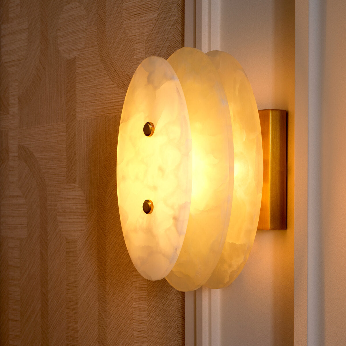 Natural Onyx Wall Lamp Ellery | Eichholtz Miami