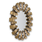 Vintage Brass Round Mirror Thatcher | Eichholtz Miami