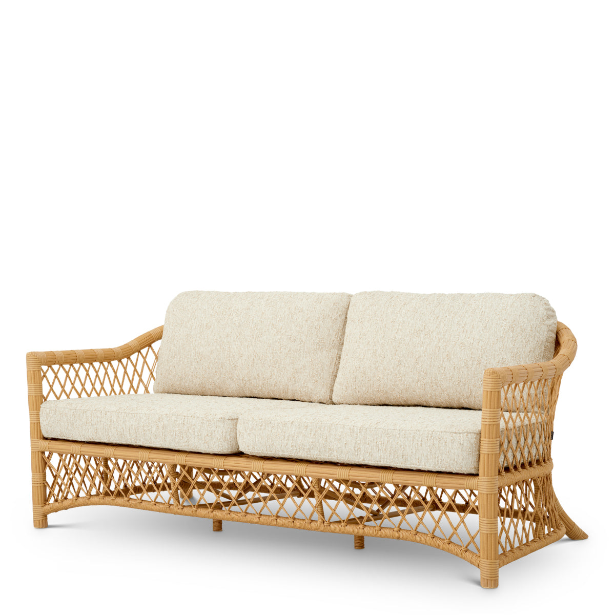 Faux Rattan Outdoor Sofa Riverton | Eichholtz Miami