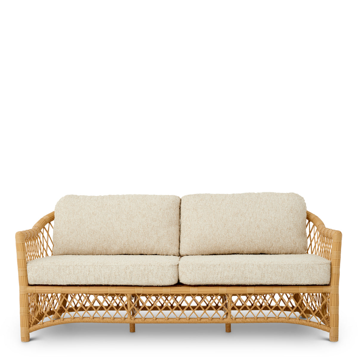 Faux Rattan Outdoor Sofa Riverton | Eichholtz Miami
