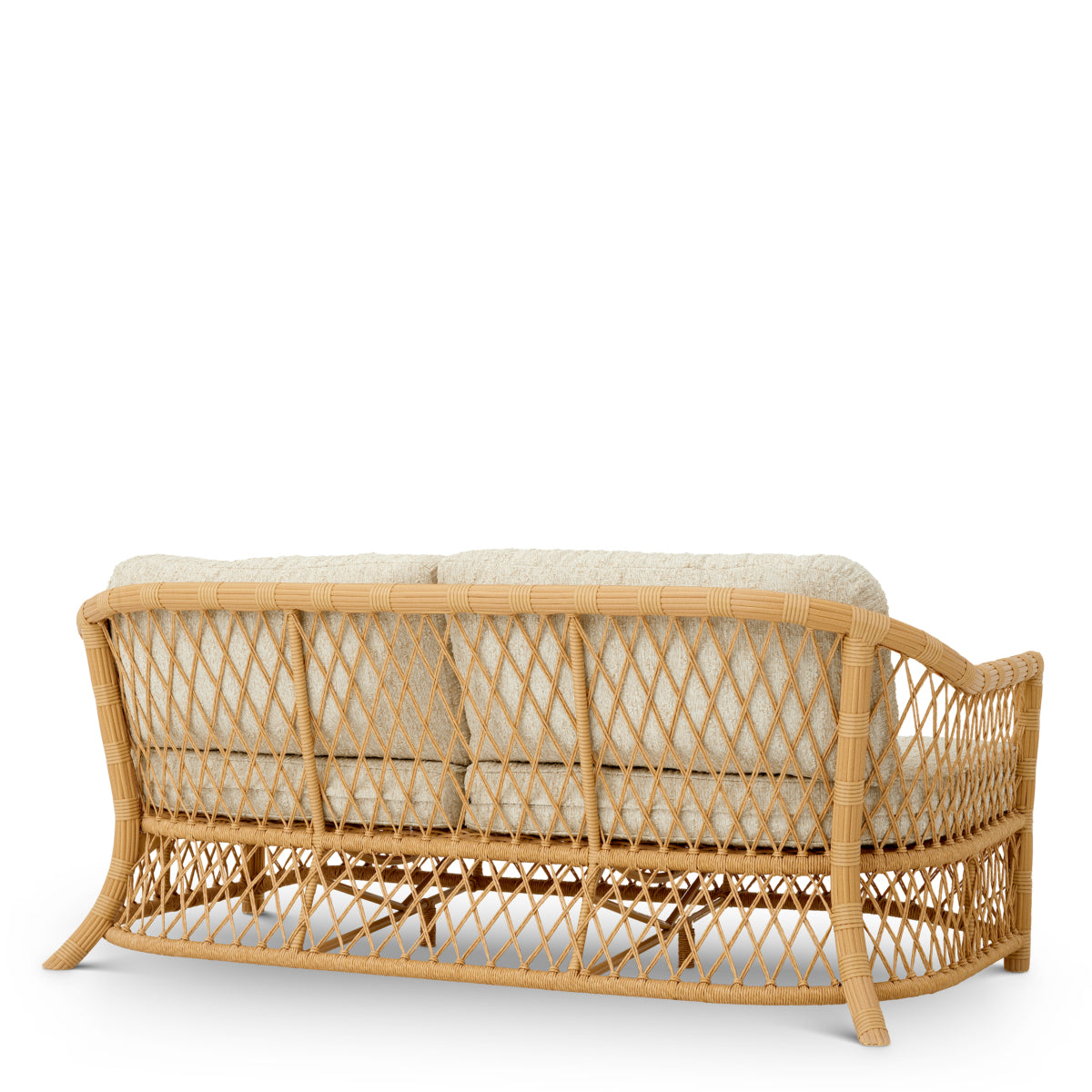 Faux Rattan Outdoor Sofa Riverton | Eichholtz Miami