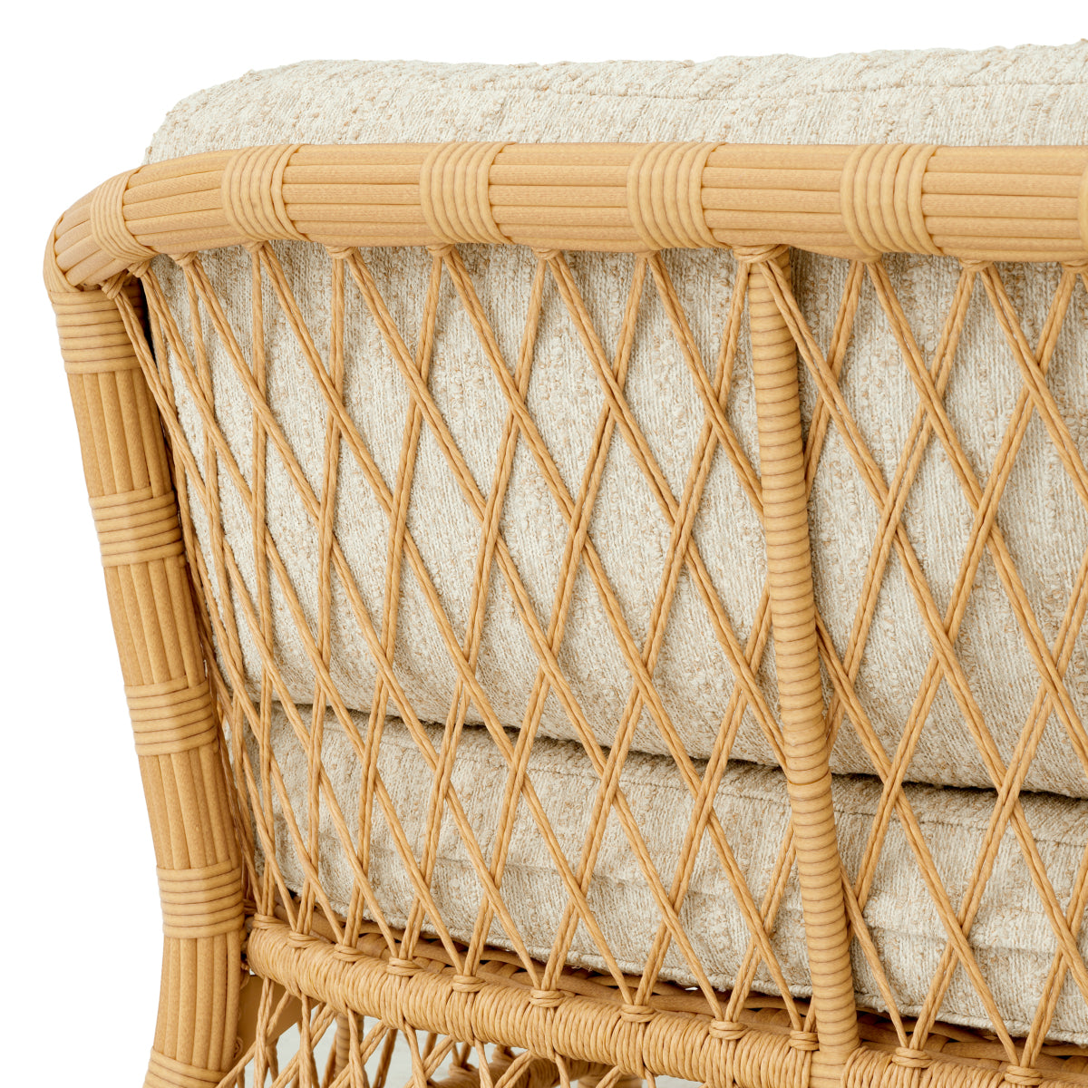 Faux Rattan Outdoor Sofa Riverton | Eichholtz Miami