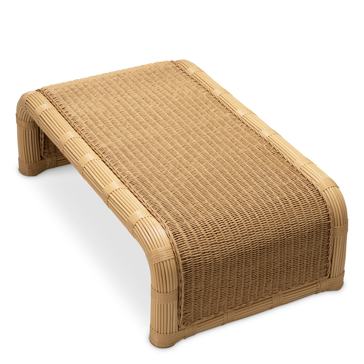 Faux Rattan Outdoor Coffee Table Riverton | Eichholtz Miami