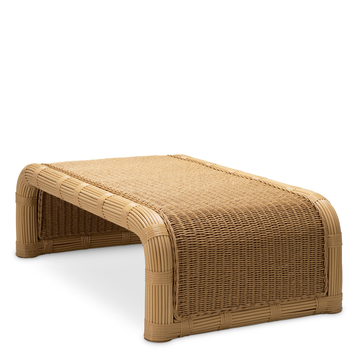 Faux Rattan Outdoor Coffee Table Riverton | Eichholtz Miami