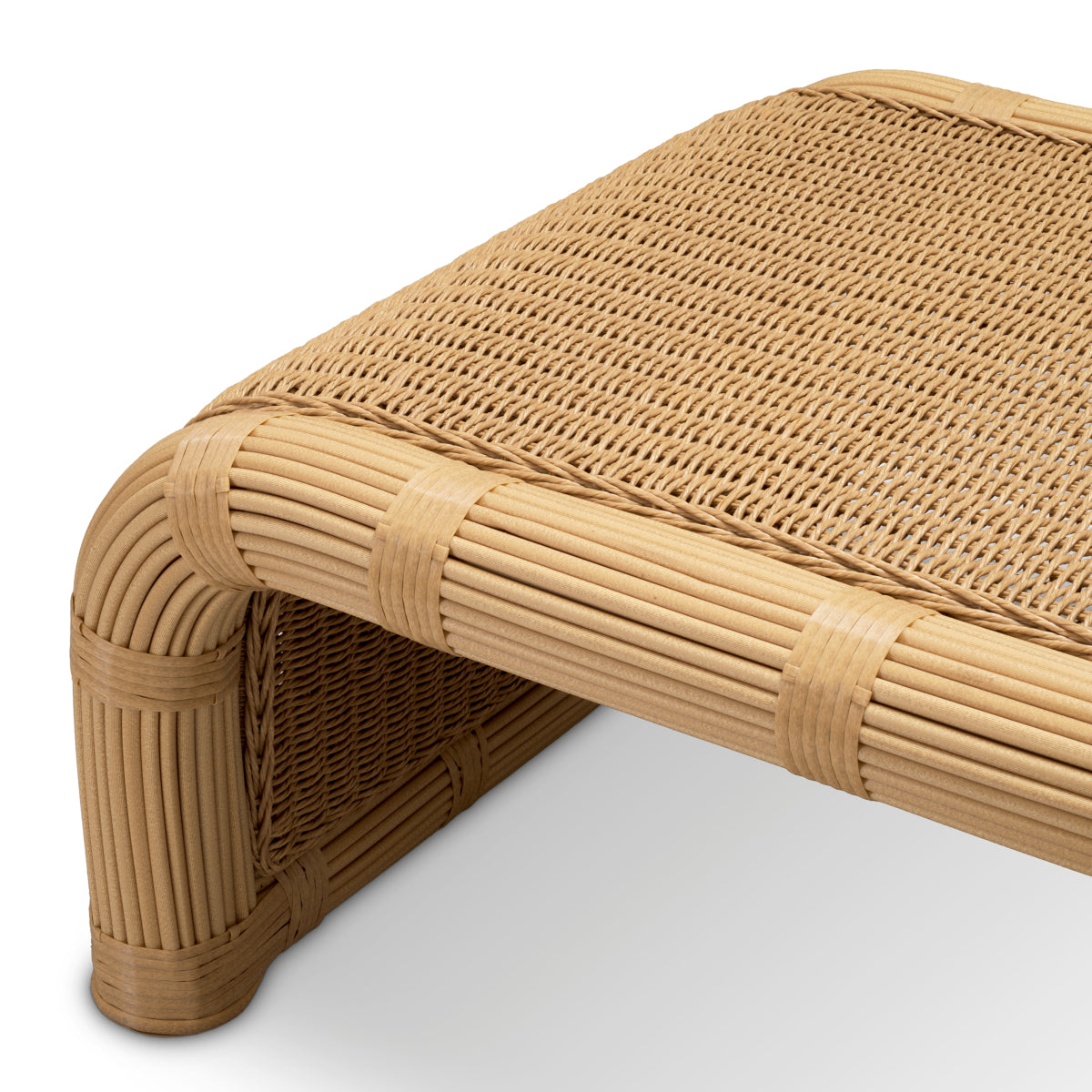 Faux Rattan Outdoor Coffee Table Riverton | Eichholtz Miami