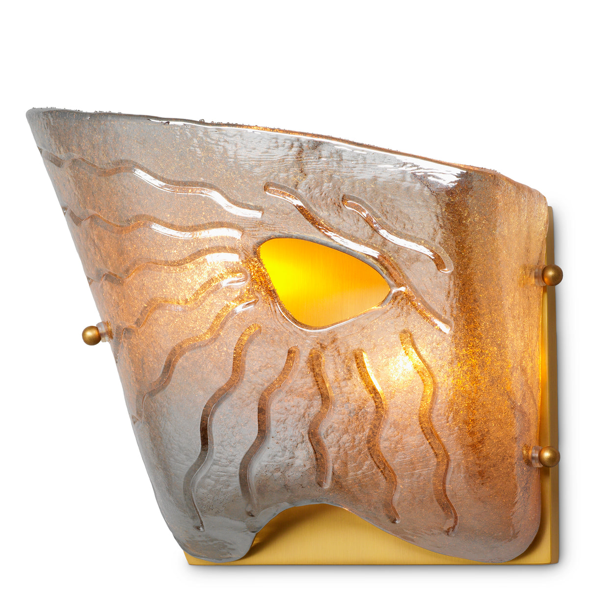 Glass Asymmetrical Wall Lamp Orlandis | Eichholtz Miami