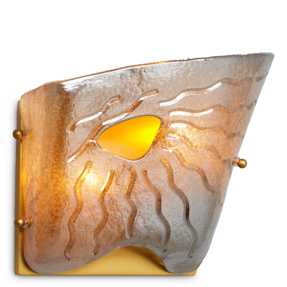 Glass Asymmetrical Wall Lamp Orlandis | Eichholtz Miami